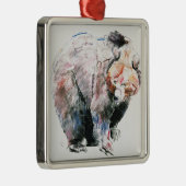 くま メタルオーナメント (右)