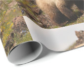 くま ラッピングペーパー (ロールコーナー)