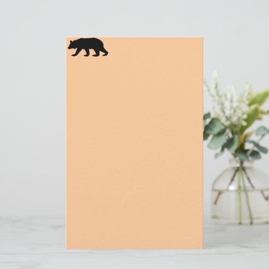 くま 便箋 (スタンド正面)