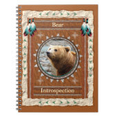 くま-内省のノート80のページ ノートブック (正面)
