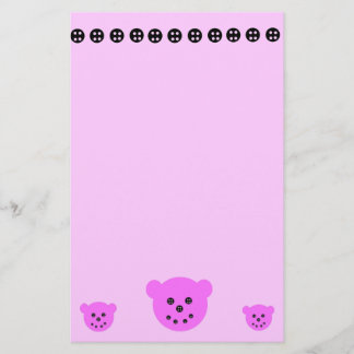 くまNは静止したボタンがかかります 便箋