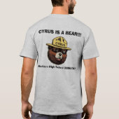 くまX-ING Tシャツ (裏面)