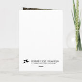 くもおよびくもの巣のハロウィンカード カード (裏面)