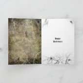 くもおよびくもの巣のハロウィンカード カード (内部)