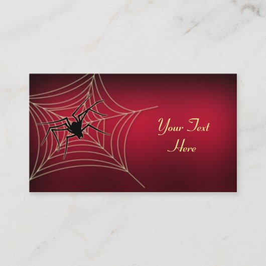 くもおよびくもの巣の名刺 名刺 (正面)