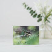 くものぽっちゃりした名刺 名刺 (スタンド正面)