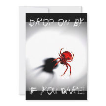 くものハロウィンの恐い招待状