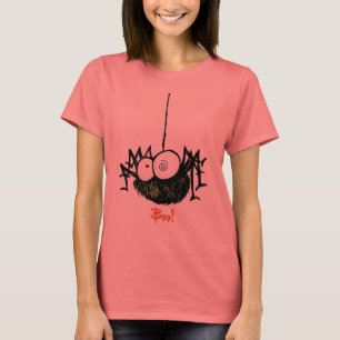くものハロウィンの恐いTシャツ Tシャツ