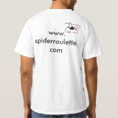 くものルーレットT Tシャツ (裏面)