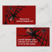 くもの名刺のテンプレート 名刺 (正面/裏面)