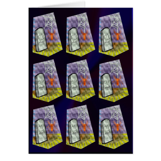 くもの巣からのスパイダーとRIPマーカーパターン (正面)