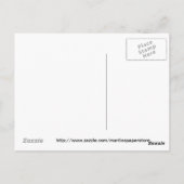 くもの巣と水inセピア ポストカード (裏面)