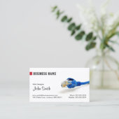 くもの巣のインターネットのマーケティングネットワーク 名刺 (スタンド正面)