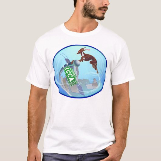 くもの巣の住所と味方されるウェンディーの二重 Tシャツ (正面)