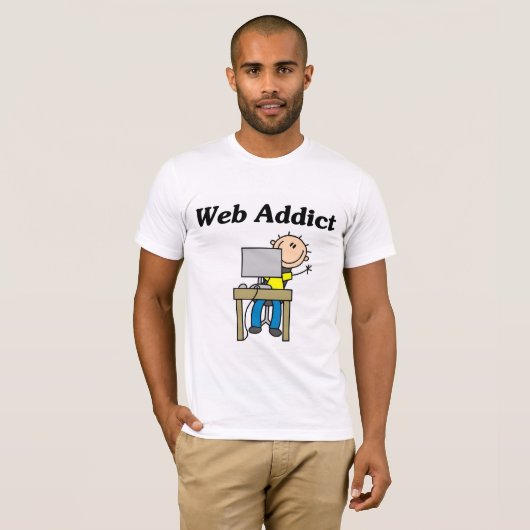 くもの巣の常習者のTシャツおよびギフト Tシャツ (正面フル)