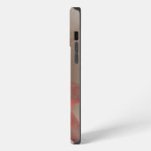 くもの巣の時間抽象芸術芸術 iPhoneケース (左側面)