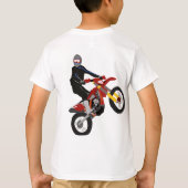 「くもの巣の玉突きおもしろいとスパイダーマン!」 Tシャツ (裏面)