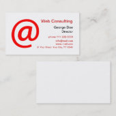 くもの巣の相談 名刺 (正面/裏面)