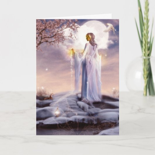 くもの巣の織り方 カード (正面)