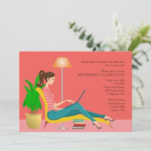 くもの巣の退職の招待状のサーフ 招待状 (スタンド正面)