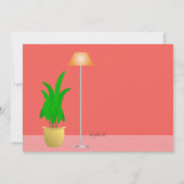 くもの巣の退職の招待状のサーフ 招待状 (裏面)