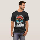 くもの巣の開発者は常に髭が良い Tシャツ (正面フル)