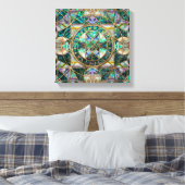 くもの巣のWyrd運命のマトリックス – アワロンシェル キャンバスプリント (インサイチュ (寝室))