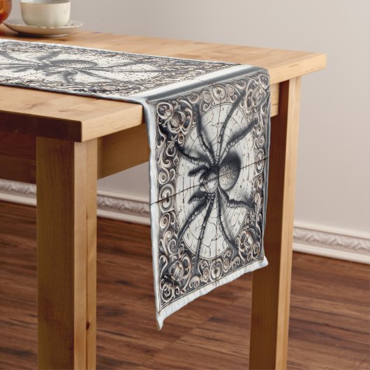 くもの巣ウィーバー ショートテーブルランナー (インサイチュ)