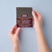 くもの巣スクリプト、コンピュータ修復スペシャリスト広告ズ チラシ (手)