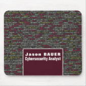 くもの巣スクリプト，情報技術，コンピュータ マウスパッド (正面)