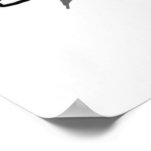 くもの巣デザイおもしろいナースパイダーパン ポスター (角)