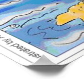 くもの巣デザイナーズテロクルーズシップおもしろいポスター ポスター (角)