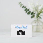 くもの巣デザイナー写真家 名刺 (スタンド正面)