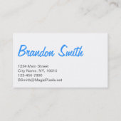 くもの巣デザイナー写真家 名刺 (裏面)