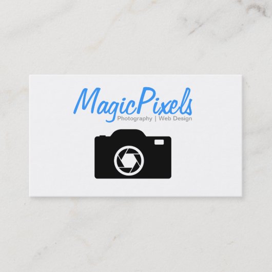 くもの巣デザイナー写真家 名刺 (正面)