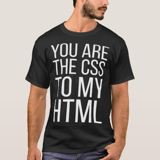 くもの巣デザイナー自分のHTMLへのCSS Tシャツ (正面)