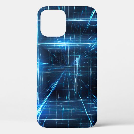 くもの巣ネットワークの光点 Case-Mate iPhoneケース (裏面)