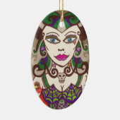 "くもの巣主婦" セラミックオーナメント (右)