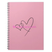 くもの巣内 – 隠された強さの芸術 ノートブック (正面)