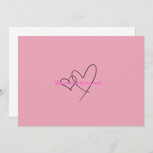 くもの巣内 – 隠された強さの芸術 招待状 (正面/裏面)