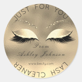 くもの巣名美しいサロングリッター金ゴールドラッシュクリーナー1 ラウンドシール