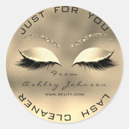 くもの巣名美しいサロングリッター金ゴールドラッシュクリーナー2 ラウンドシール