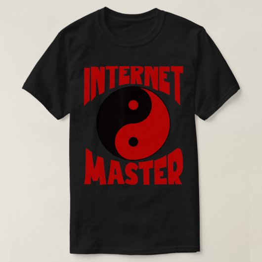 くもの巣開発者インターネットマスター忍者ギフトアイディア Tシャツ (デザイン正面)
