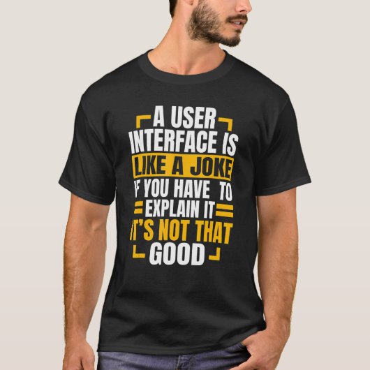 くもの巣開発者ソフトウェアウェブサイトプログラマコーダ Tシャツ (正面)