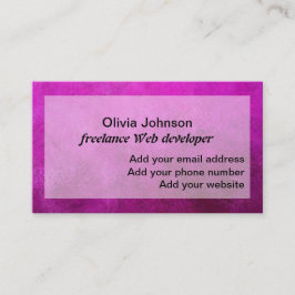 くもの巣開発者フリーランスのデジタルノマッドパープル 名刺