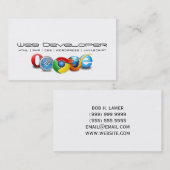 くもの巣開発者名刺 名刺 (正面/裏面)