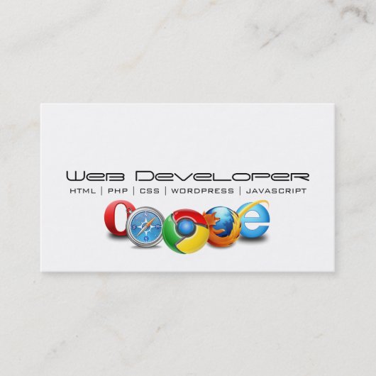 くもの巣開発者名刺 名刺 (正面)