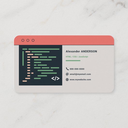 くもの巣開発者 名刺 (裏面)