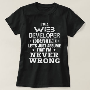 くもの巣開発者 Tシャツ