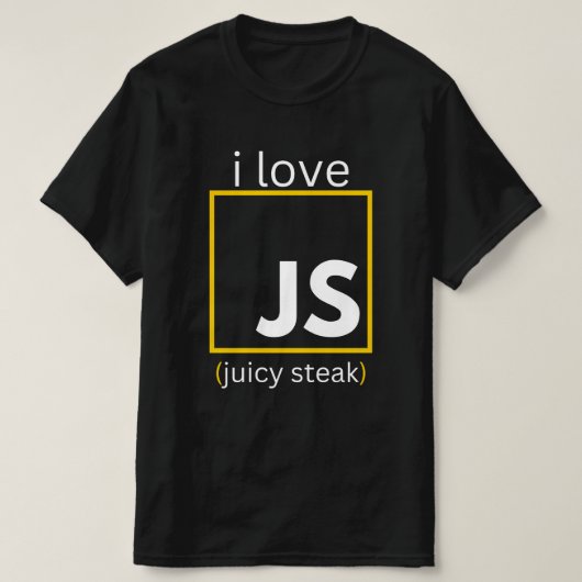 くもの巣開発者JavaScriptプログラミおもしろいング Tシャツ (デザイン正面)